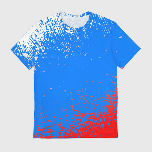 Мужская футболка Патриот - флаг / 3D-принт – фото 1