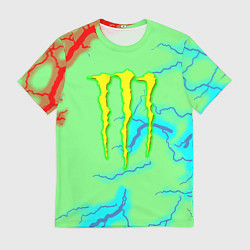 Футболка мужская Monster energy storm electrix, цвет: 3D-принт