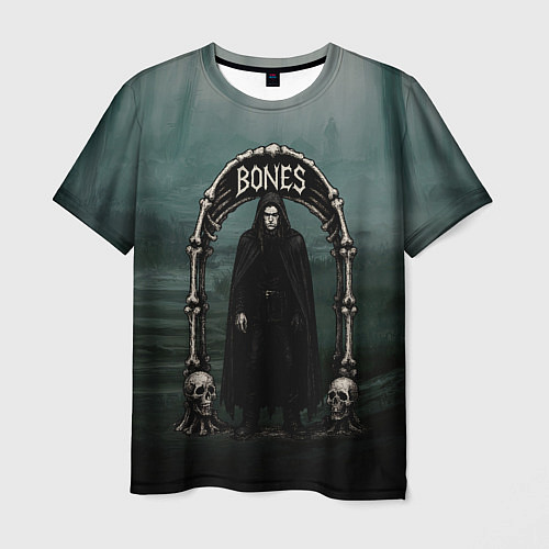 Мужская футболка Bones арка из костей / 3D-принт – фото 1