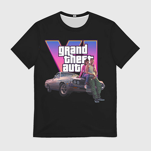 Мужская футболка GTA VI / 3D-принт – фото 1