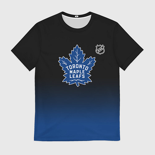 Мужская футболка Торонто Мейпл Лифс - градиент / 3D-принт – фото 1