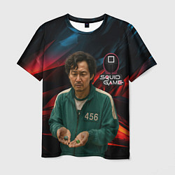 Футболка мужская Игрок 456 с кубиками, цвет: 3D-принт