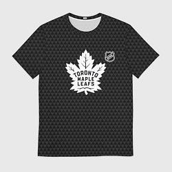Мужская футболка Торонто Мейпл Лифс - черные треугольники