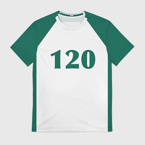 Мужская футболка Как в Игре в кальмара у игрока 120 / 3D-принт – фото 1