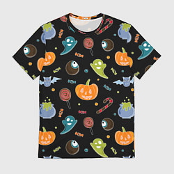 Мужская футболка Halloween black