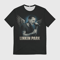 Футболка мужская Chester Bennington - Angel, цвет: 3D-принт