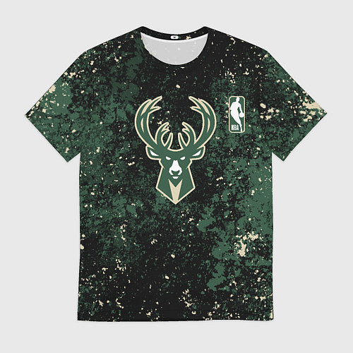 Мужская футболка Милуоки Бакс - баскетбол / 3D-принт – фото 1