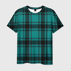 Мужская футболка Checkered dark blue