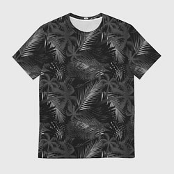 Мужская футболка Palm black and white