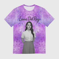 Мужская футболка Lana Del Rey в черно-белом