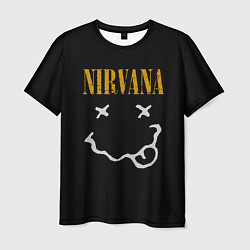 Футболка мужская Nirvana rock music, цвет: 3D-принт