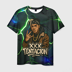 Футболка мужская XXXTentacion anime style, цвет: 3D-принт