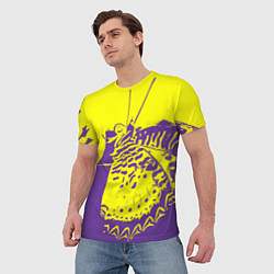 Футболка мужская Бабочка-абстракция, цвет: 3D-принт — фото 2