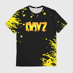 Мужская футболка Dayz краски желтые краски