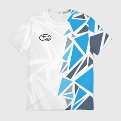 Футболка мужская Субару - фрагменты, цвет: 3D-принт
