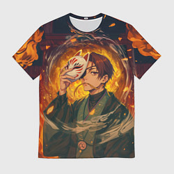 Футболка мужская Хаято Суо - Ветролом, цвет: 3D-принт