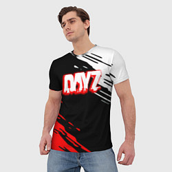 Футболка мужская Dayz краски штрихи, цвет: 3D-принт — фото 2