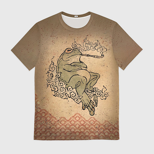 Мужская футболка Лягушка с трубкой / 3D-принт – фото 1