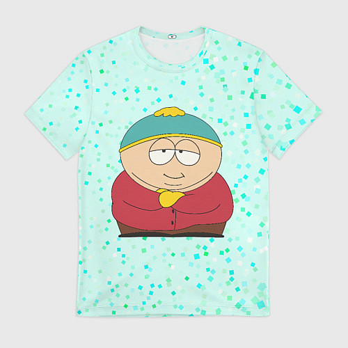 Мужская футболка Эрик Картман довольный / 3D-принт – фото 1
