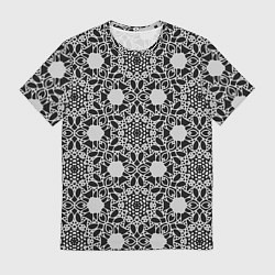Мужская футболка Кружевной паттерн