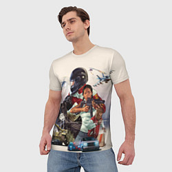 Футболка мужская GTA Online, цвет: 3D-принт — фото 2