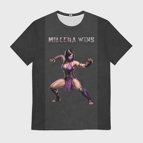 Мужская футболка MK - Mileena wins / 3D-принт – фото 1