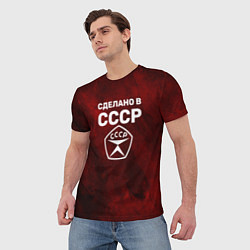Футболка мужская Знак качества - сделано в СССР, цвет: 3D-принт — фото 2