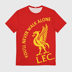 Мужская футболка Ливерпуль youll never walk alone