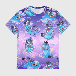 Мужская футболка Тигр с сорокой