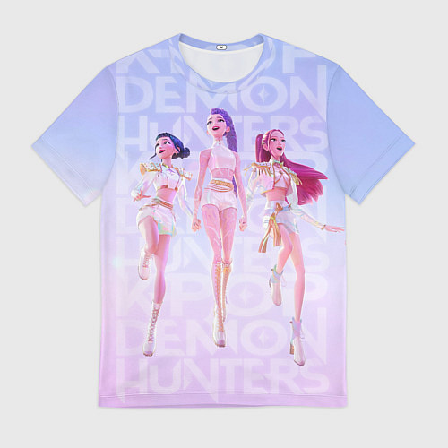 Мужская футболка Huntrix KPop Demon Hunters / 3D-принт – фото 1