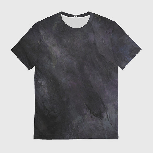Мужская футболка Абстракция - dark strokes of paint / 3D-принт – фото 1