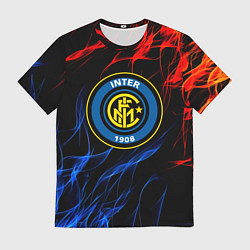 Футболка мужская Интер битва огней, цвет: 3D-принт