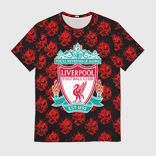 Мужская футболка Liverpool samurai / 3D-принт – фото 1