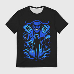 Футболка мужская Аниме Поднятие уровня в одиночку, цвет: 3D-принт