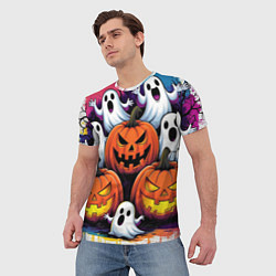 Футболка мужская Happy Halloween 25, цвет: 3D-принт — фото 2