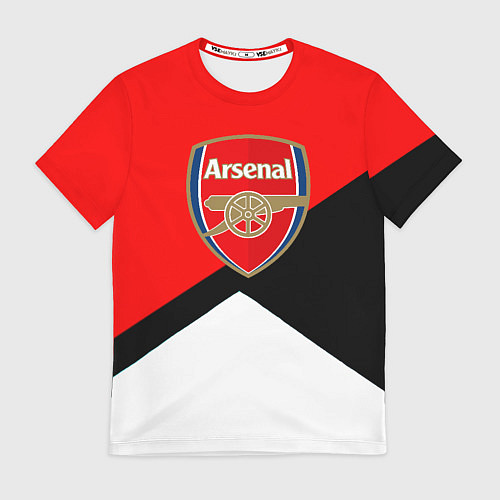 Мужская футболка Arsenal geometry sport / 3D-принт – фото 1