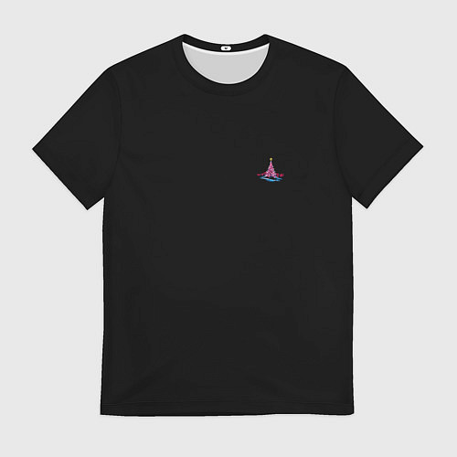 Мужская футболка New year eve in the forest / 3D-принт – фото 1