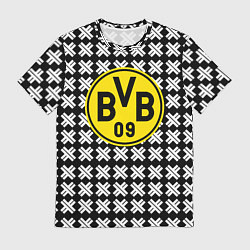 Мужская футболка Borussia pattern geometry