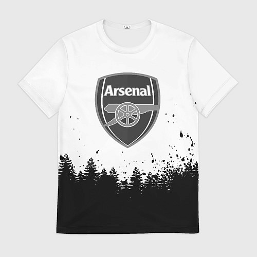 Мужская футболка Arsenal черный лес / 3D-принт – фото 1