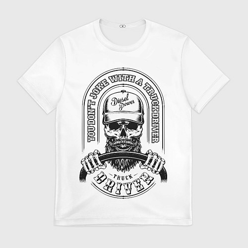 Мужская футболка Водитель грузовика / 3D-принт – фото 1