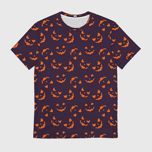 Мужская футболка Страшно веселый Halloween - паттерн / 3D-принт – фото 1