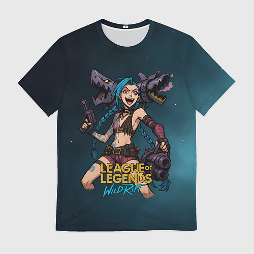 Мужская футболка League of Legends Jinx / 3D-принт – фото 1