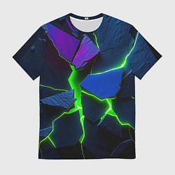Мужская футболка Neon tile