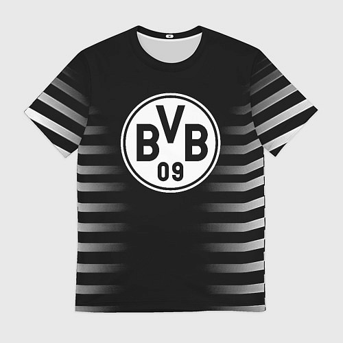 Мужская футболка Ювентус геометрия полосы / 3D-принт – фото 1