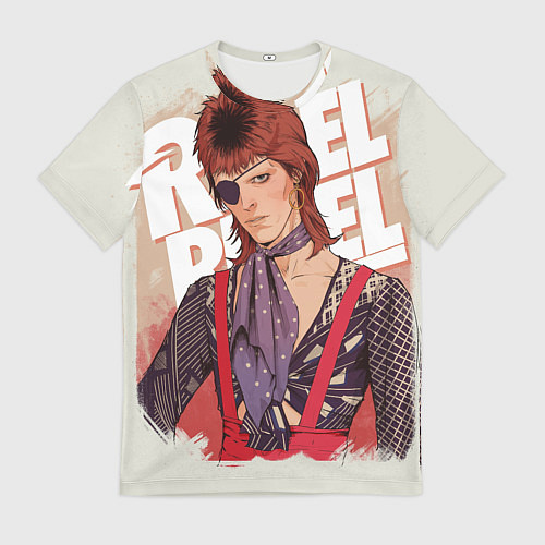 Мужская футболка David Bowie Rebel Rebel / 3D-принт – фото 1