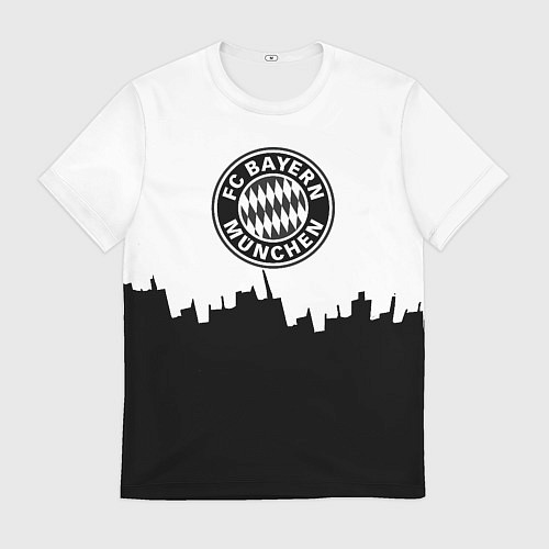 Мужская футболка Bayern Mnchen пиксели / 3D-принт – фото 1