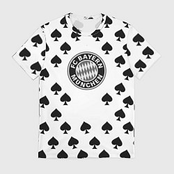 Футболка мужская Bayern Mnchen пики, цвет: 3D-принт