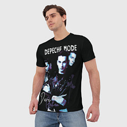 Футболка мужская Dave Gahan Depeche Mode rose, цвет: 3D-принт — фото 2