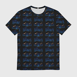 Мужская футболка Happy halloween pattern