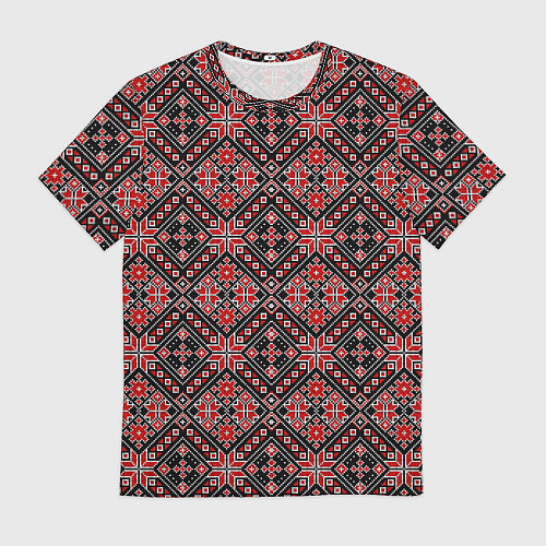 Мужская футболка Славянский стиль - орнамент / 3D-принт – фото 1